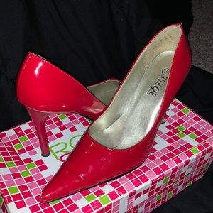Red Patient heels US 7
